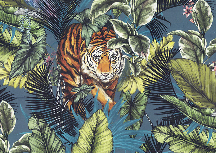 Bengal Tiger, Twilight - Made to Measure Curtains - Image 8